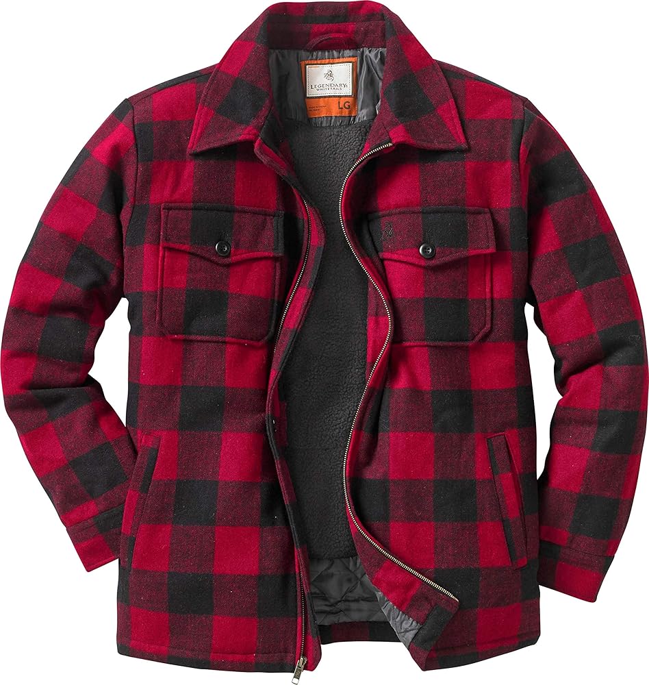 Amazon.com: Legendary Whitetails Men's Wool Blend Jacket